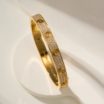 [⭐Spark]LOVE BRACELET 6.1MM DIAMOND-PAVED