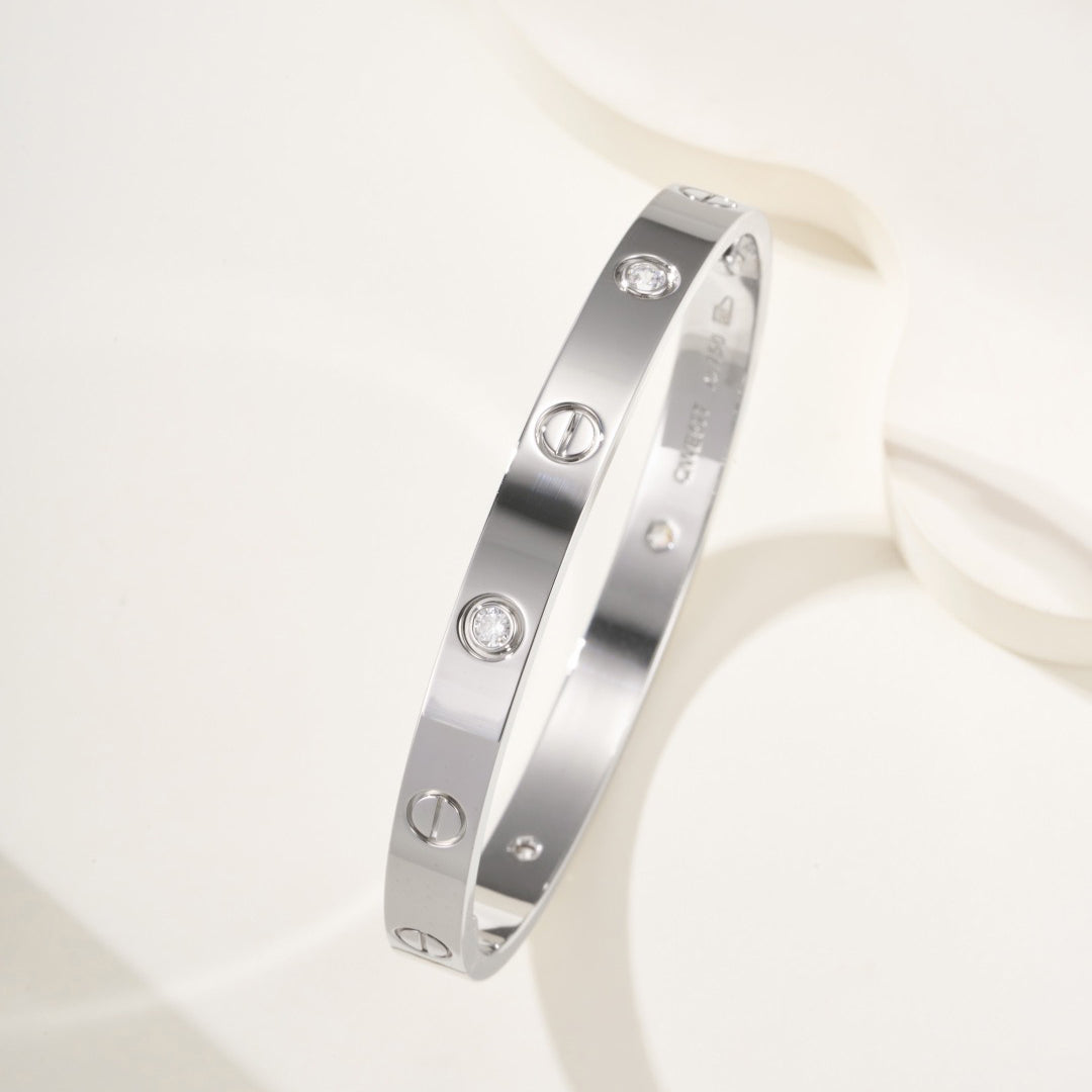 [⭐Spark]LOVE BRACELET 6.1MM 4 DIAMONDS