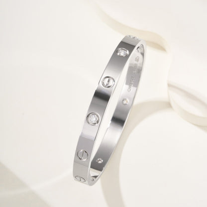 [⭐Spark]LOVE BRACELET 6.1MM 4 DIAMONDS
