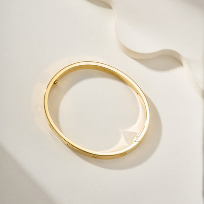 [⭐Spark]LOVE BRACELET 6.1MM 4 DIAMONDS