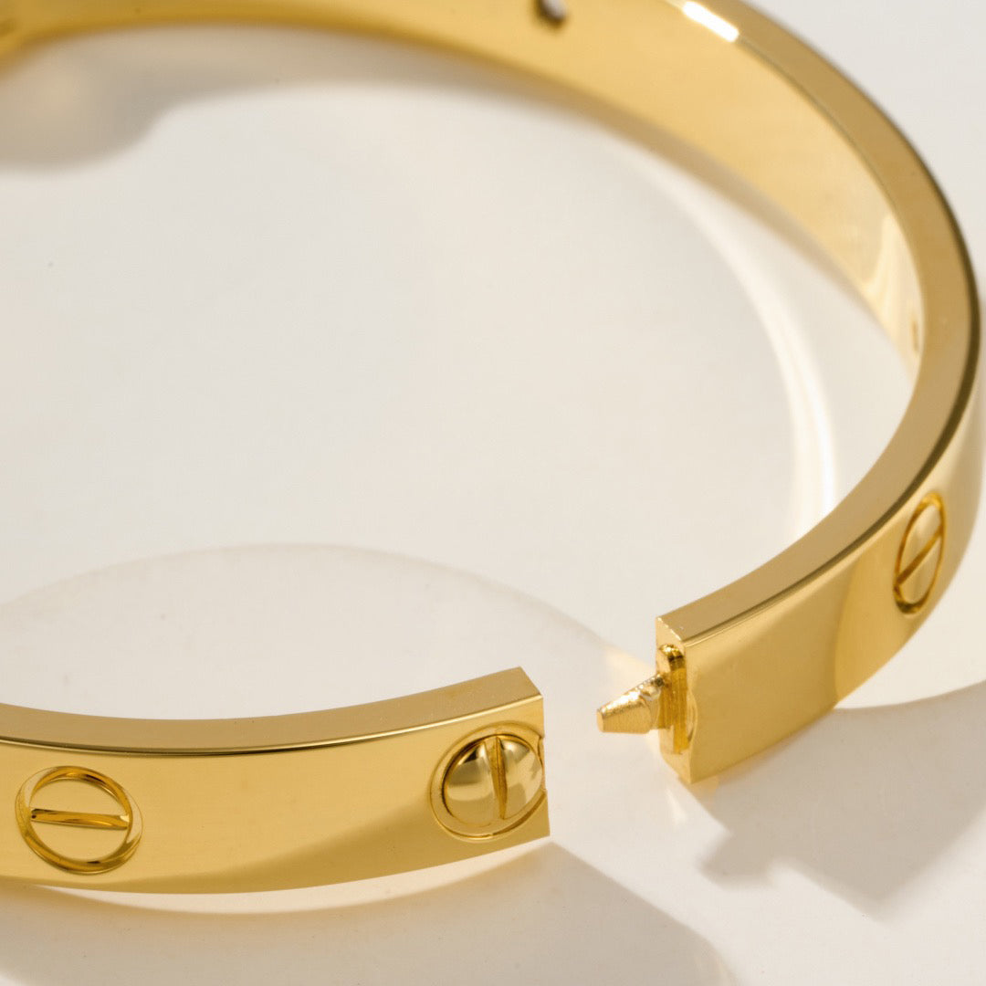 [⭐Spark]LOVE BRACELET 6.1MM 4 DIAMONDS