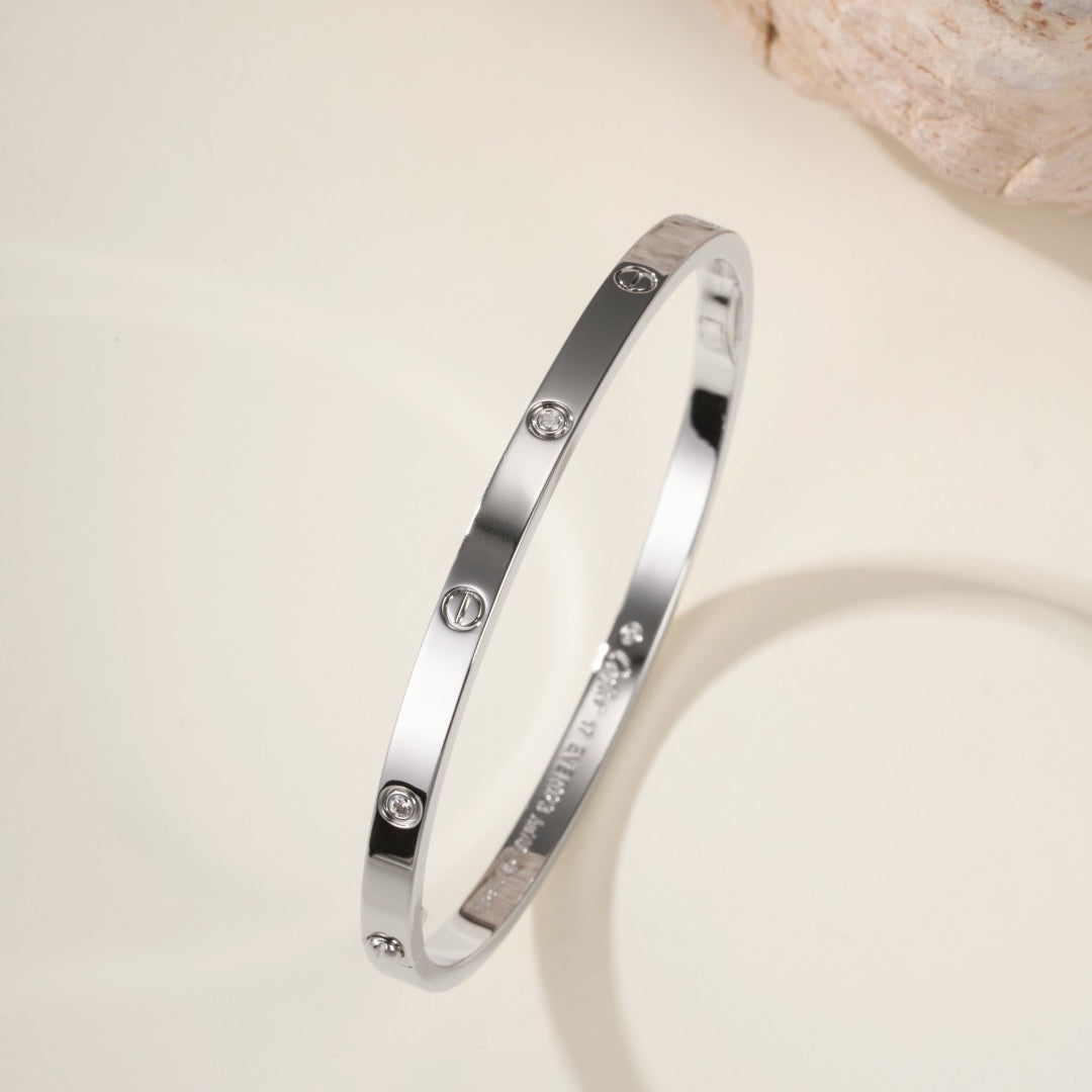 [⭐Spark]LOVE BRACELET 3.65MM 6 DIAMONDS