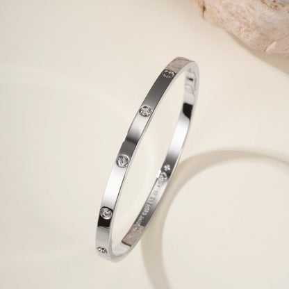 [⭐Spark]LOVE BRACELET 3.65MM 6 DIAMONDS