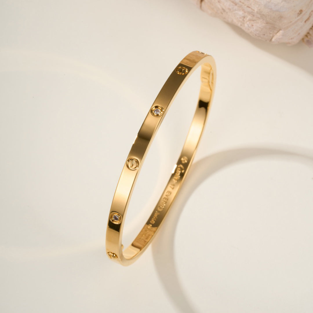 [⭐Spark]LOVE BRACELET 3.65MM 6 DIAMONDS