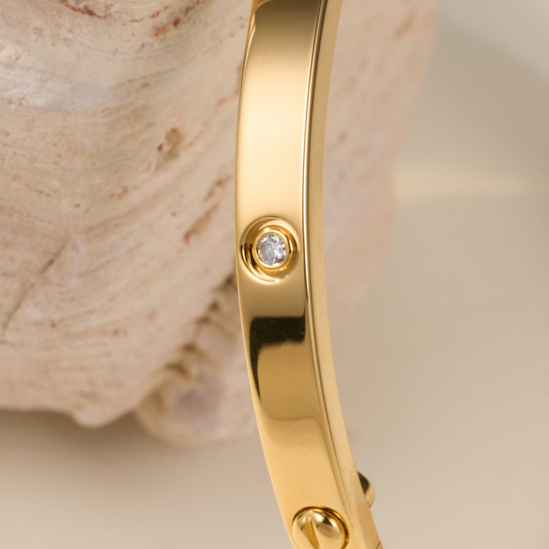 [⭐Spark]LOVE BRACELET 3.65MM 6 DIAMONDS