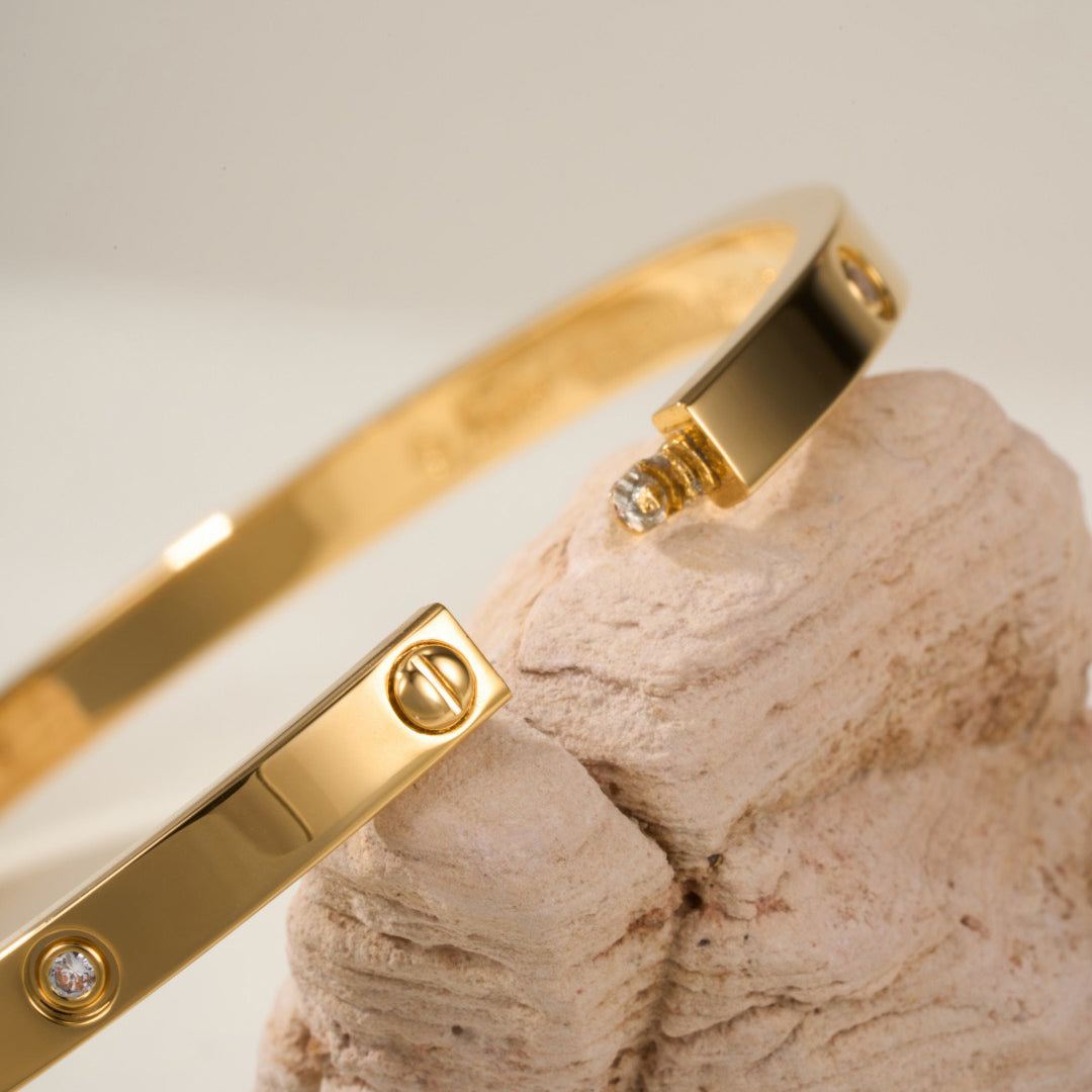 [⭐Spark]LOVE BRACELET 3.65MM 6 DIAMONDS