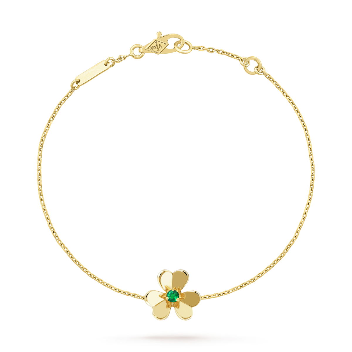 [⭐Spark]FRIVOLE GOLD FLOWER PINK MALACHITE BRACELET