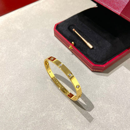 [⭐Spark]LOVE BRACELET 6.1MM 10 DIAMONDS