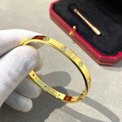 [⭐Spark]LOVE BRACELET 6.1MM 10 DIAMONDS