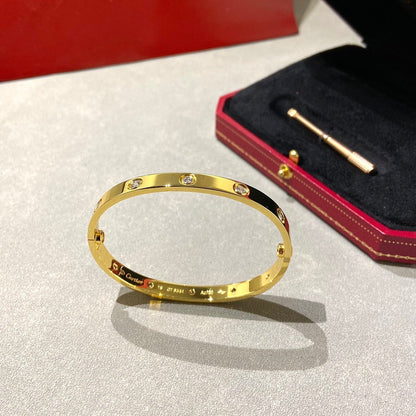 [⭐Spark]LOVE BRACELET 6.1MM 10 DIAMONDS