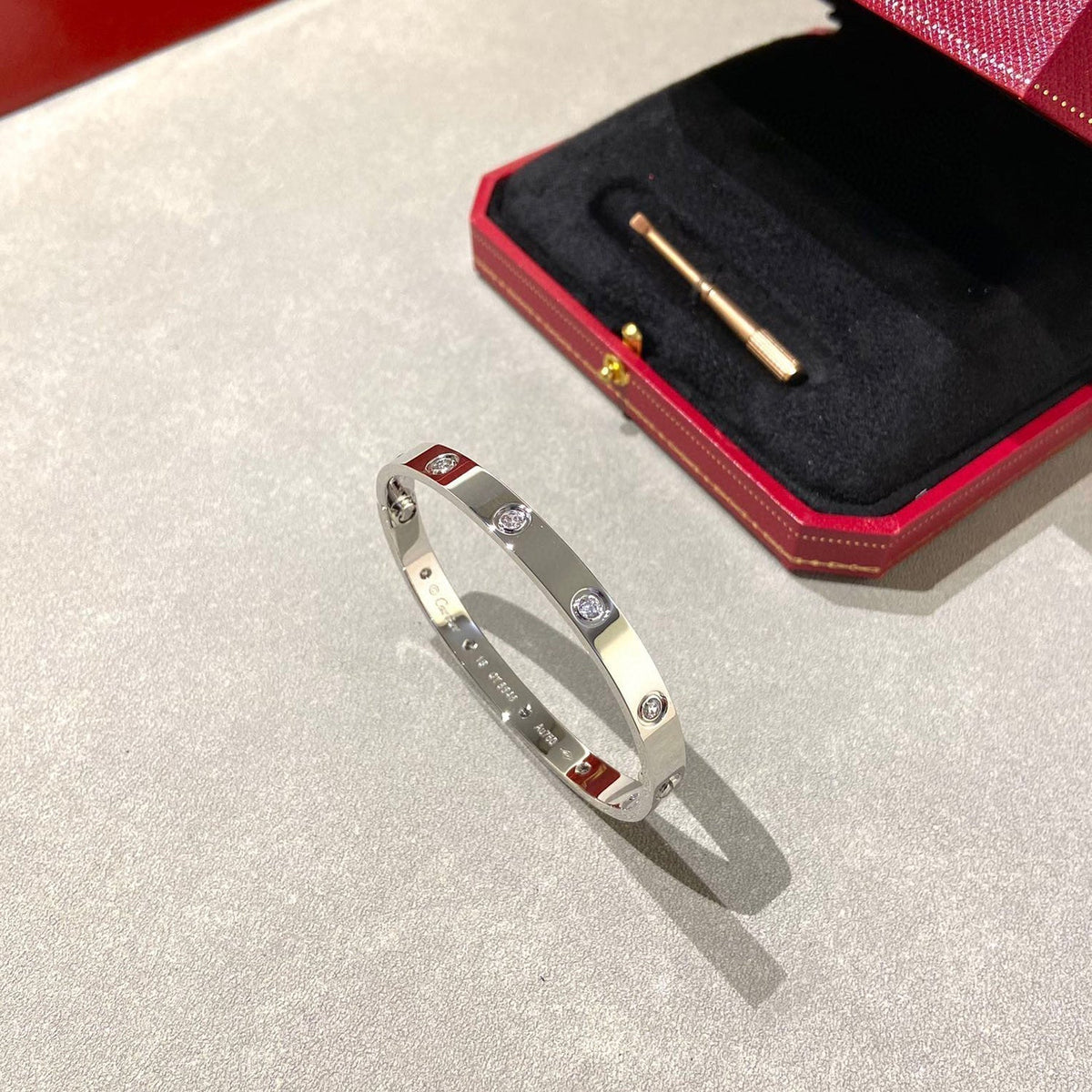 [⭐Spark]LOVE BRACELET 6.1MM 10 DIAMONDS