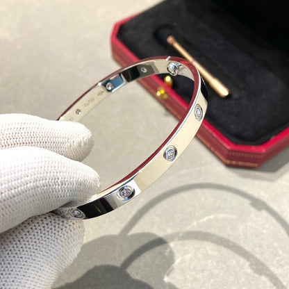 [⭐Spark]LOVE BRACELET 6.1MM 10 DIAMONDS