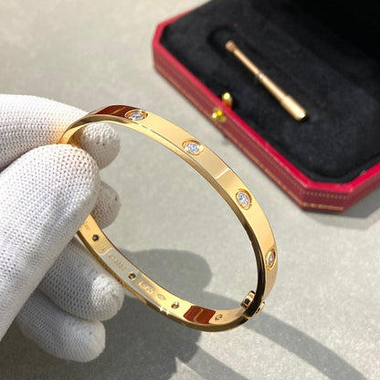 [⭐Spark]LOVE BRACELET 6.1MM 10 DIAMONDS