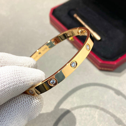 [⭐Spark]LOVE BRACELET 6.1MM 10 DIAMONDS