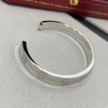 [⭐Spark]LOVE BRACELET 6.1MM 1 DIAMOND OPEN CUFF