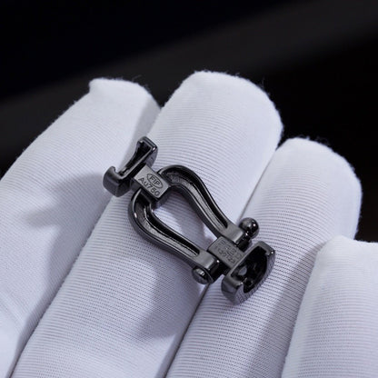 [⭐Spark]FORCE LARGE SERIES HORSESHOE BLACK SAMURAI BRACELET