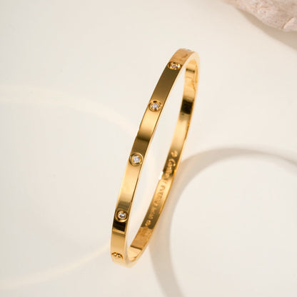 [⭐Spark]LOVE BRACELET 3.65MM 10 DIAMONDS