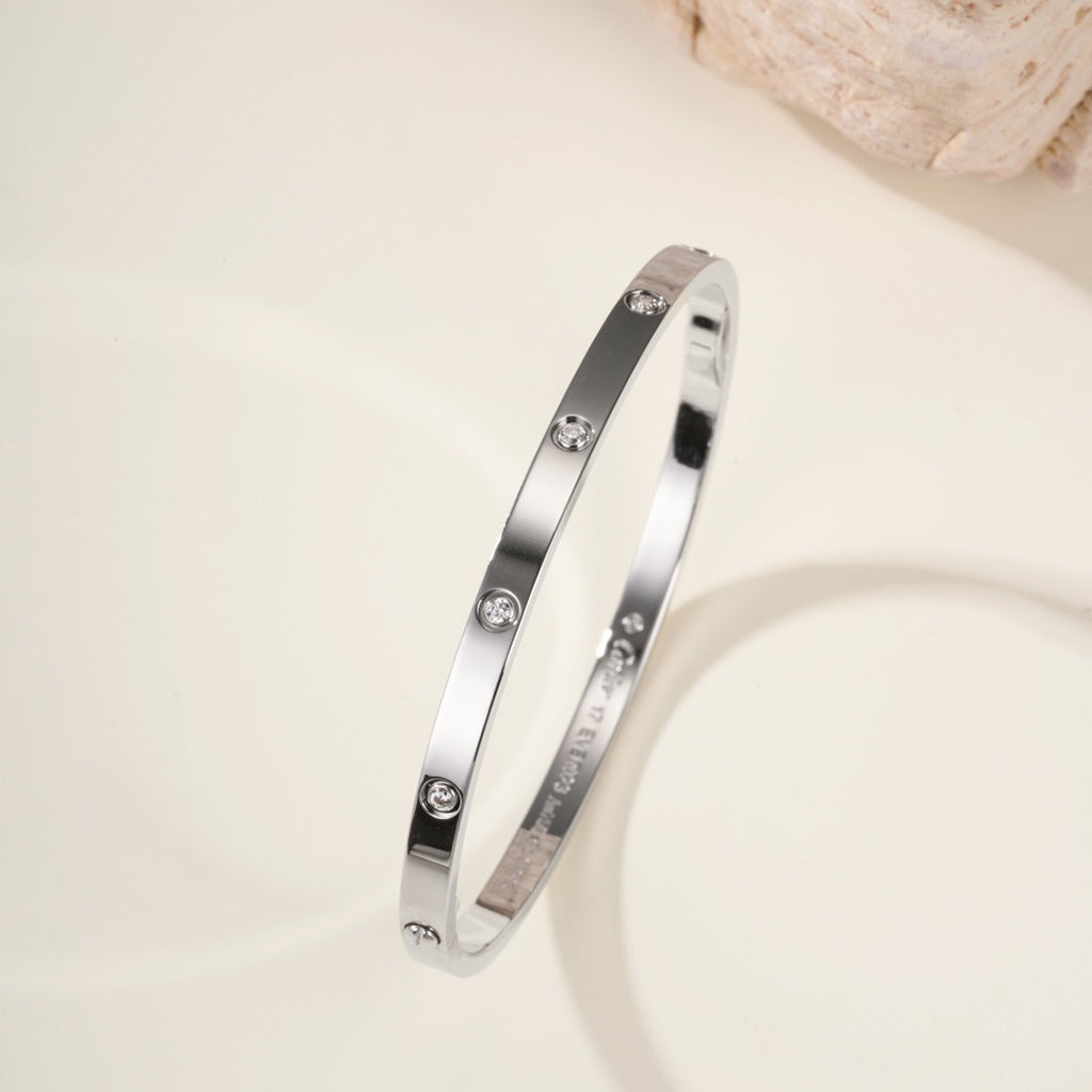 [⭐Spark]LOVE BRACELET 3.65MM 10 DIAMONDS