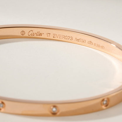 [⭐Spark]LOVE BRACELET 3.65MM 10 DIAMONDS