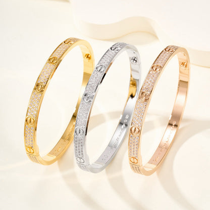 [⭐Spark]LOVE BRACELET 4.8MM DIAMOND-PAVED