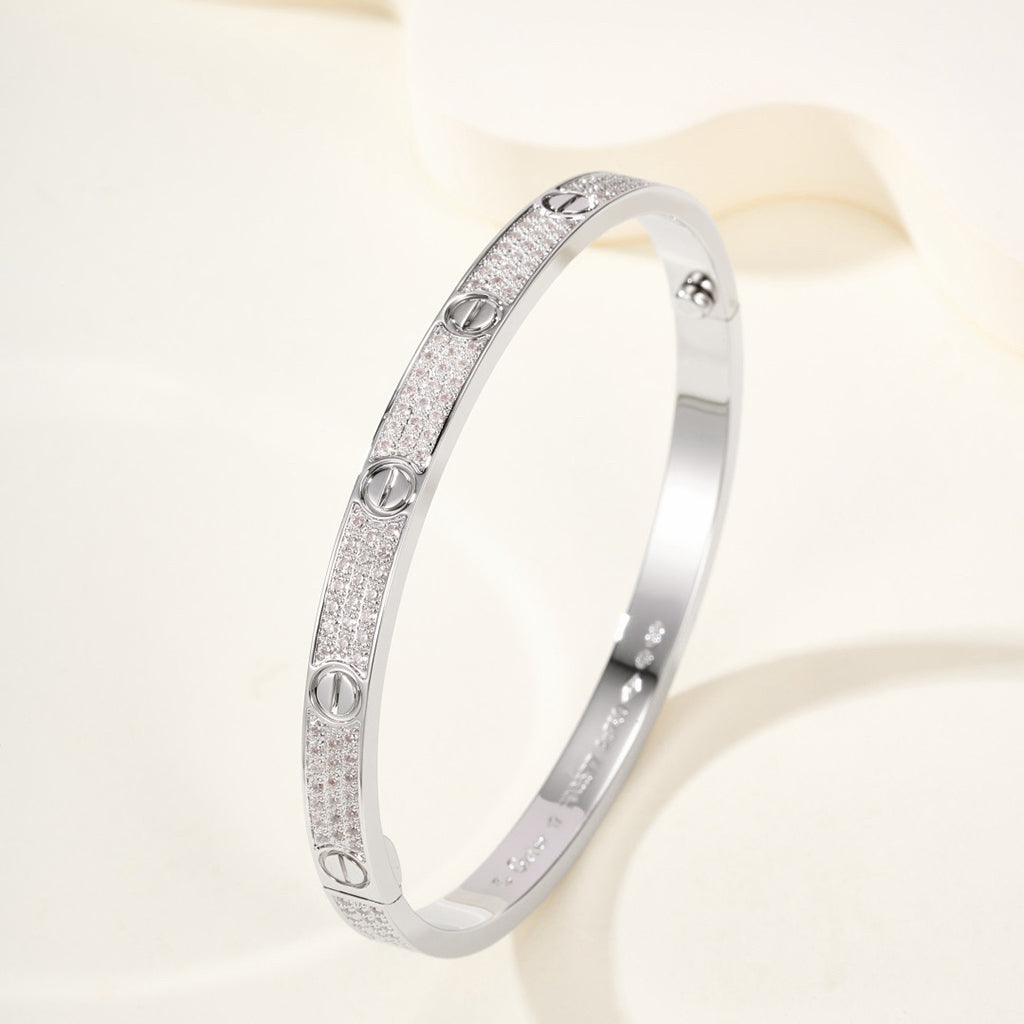 [⭐Spark]LOVE BRACELET 4.8MM DIAMOND-PAVED
