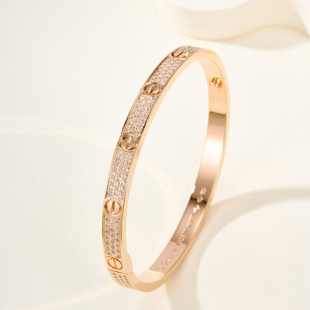 [⭐Spark]LOVE BRACELET 4.8MM DIAMOND-PAVED