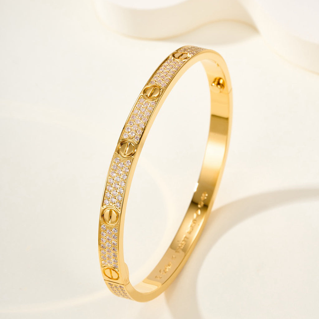 [⭐Spark]LOVE BRACELET 4.8MM DIAMOND-PAVED