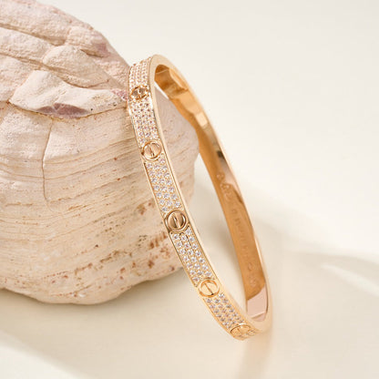 [⭐Spark]LOVE BRACELET 4.8MM DIAMOND-PAVED