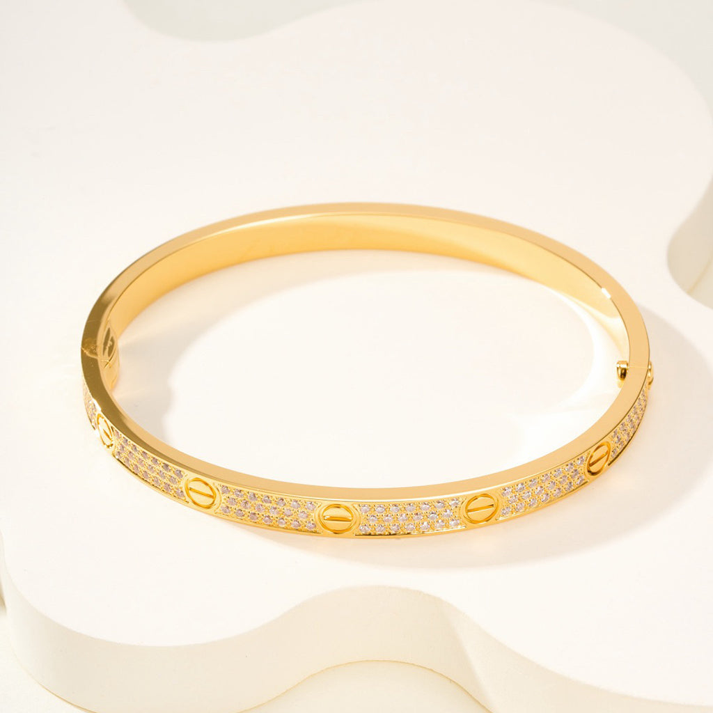 [⭐Spark]LOVE BRACELET 4.8MM DIAMOND-PAVED