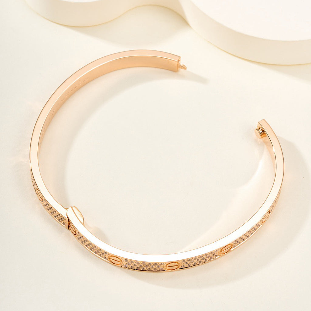 [⭐Spark]LOVE BRACELET 4.8MM DIAMOND-PAVED
