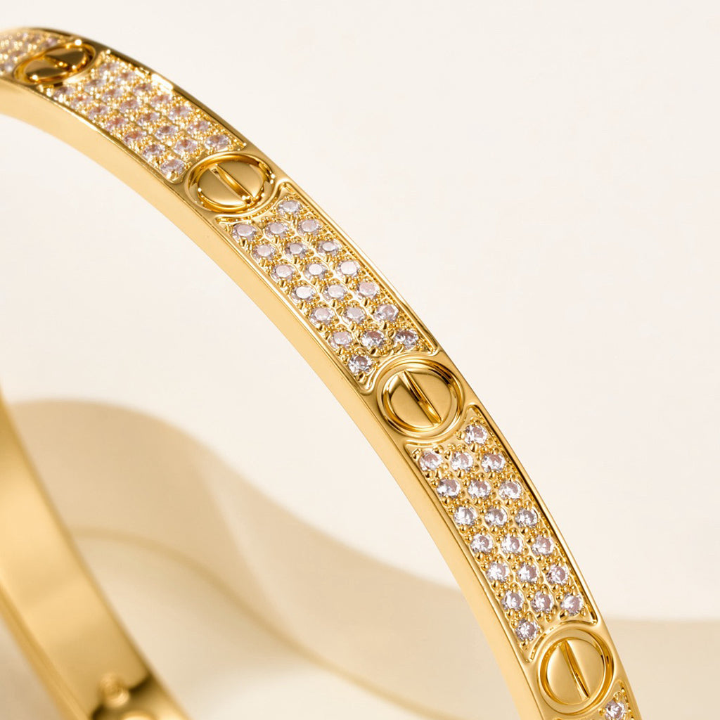 [⭐Spark]LOVE BRACELET 4.8MM DIAMOND-PAVED