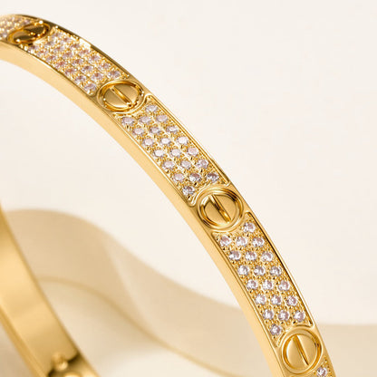 [⭐Spark]LOVE BRACELET 4.8MM DIAMOND-PAVED