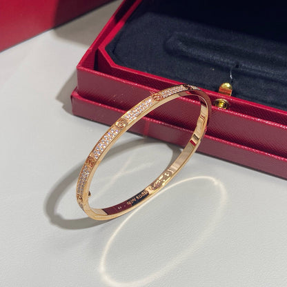 [⭐Spark]LOVE BRACELET 3.65MM DIAMOND-PAVED