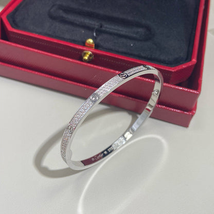 [⭐Spark]LOVE BRACELET 3.65MM DIAMOND-PAVED