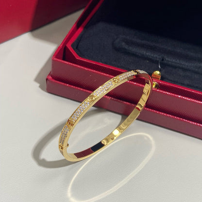 [⭐Spark]LOVE BRACELET 3.65MM DIAMOND-PAVED