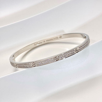 [⭐Spark]LOVE BRACELET 3.65MM DIAMOND-PAVED