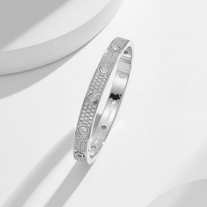 [⭐Spark]LOVE BRACELET 6.1MM DIAMOND-PAVED 10 BIG DIAMONDS