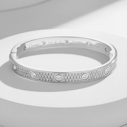 [⭐Spark]LOVE BRACELET 6.1MM DIAMOND-PAVED 10 BIG DIAMONDS