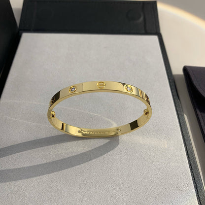 [⭐Spark]LOVE BRACELET 6.1MM 4 DIAMONDS