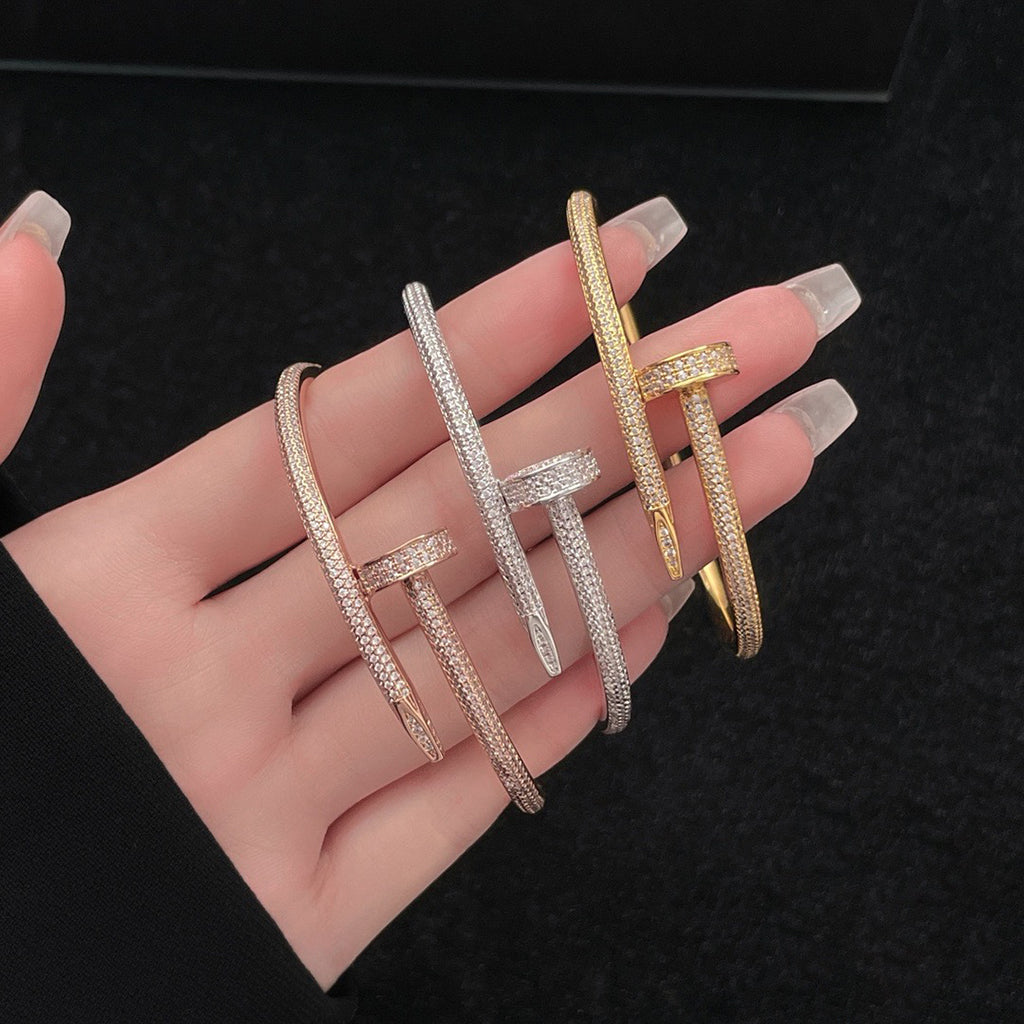 [⭐Spark]JUSTE BRACELET 3.5MM ALL DIAMONDS