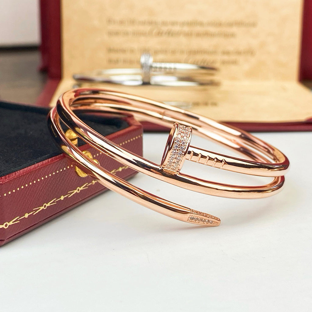 [⭐Spark]JUSTE BRACELET 3.5MM DOUBLE ROW DIAMOND