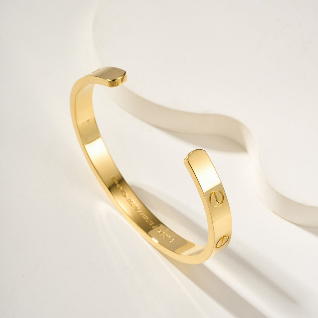 [⭐Spark]LOVE BRACELET 6.1MM OPEN CUFF