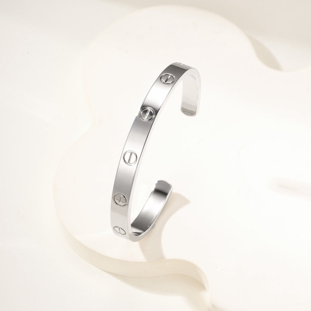 [⭐Spark]LOVE BRACELET 6.1MM OPEN CUFF