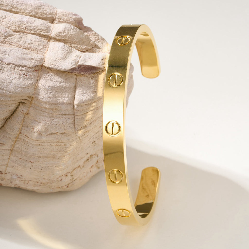 [⭐Spark]LOVE BRACELET 6.1MM OPEN CUFF