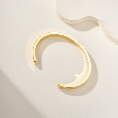 [⭐Spark]LOVE BRACELET 6.1MM OPEN CUFF