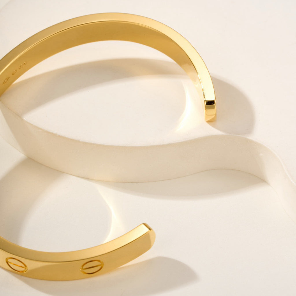 [⭐Spark]LOVE BRACELET 6.1MM OPEN CUFF