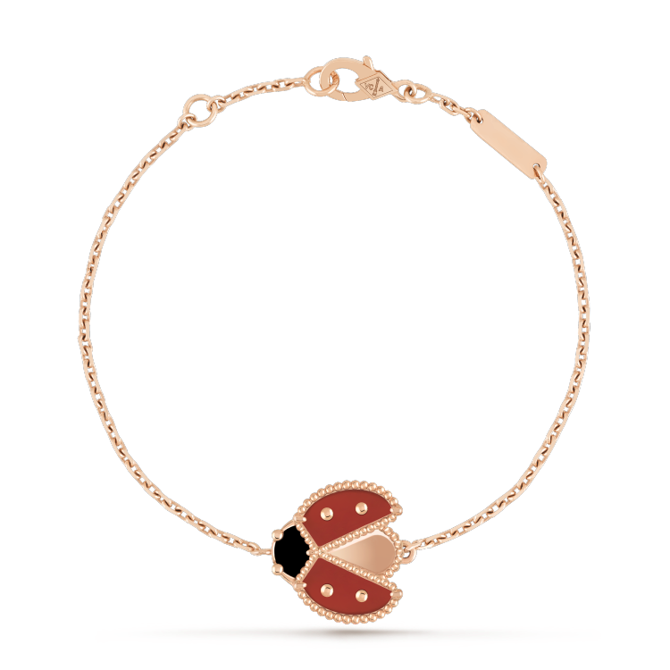 [⭐Spark]LUCKY SPRING 1 MOTIF PINK GOLD BRACELET