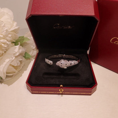 [⭐Spark]PANTHERE BIG BRACELET DIAMONDS