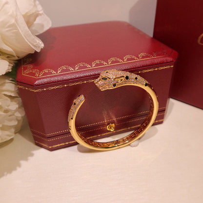 [⭐Spark]PANTHERE BIG BRACELET DIAMONDS