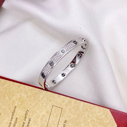[⭐Spark]LOVE BRACELET 6.1MM DIAMOND-PAVED CERAMIC